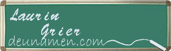 Laurin Grier Visitenkarte